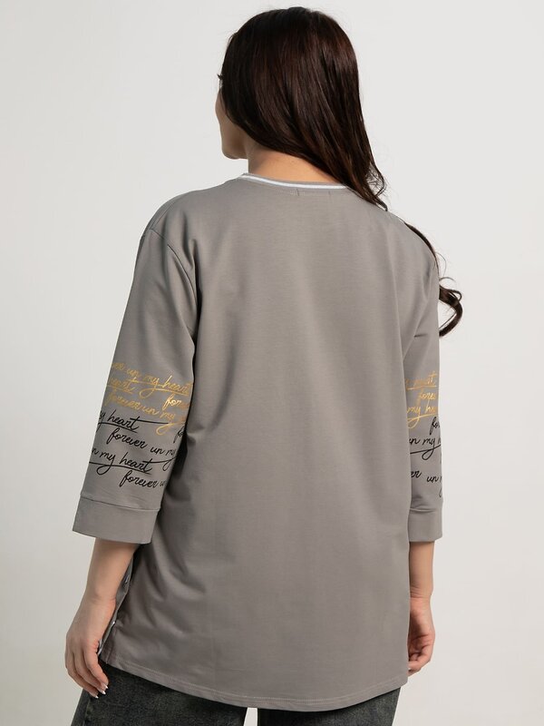 LT Collection Блуза 594026 Б15425-18М Серый