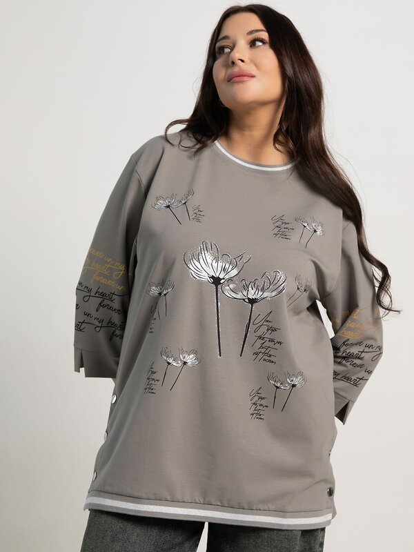 LT Collection Блуза 594026 Б15425-18М Серый