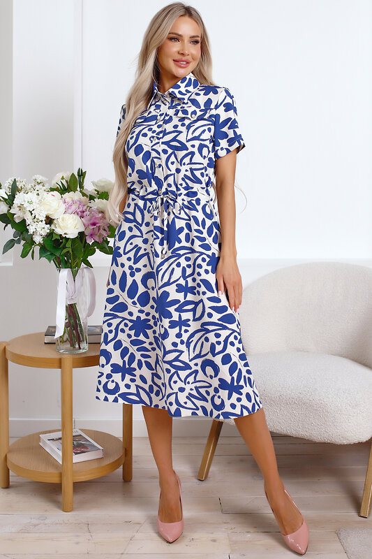 LT Collection Платье 594032 П15846-45М Синий