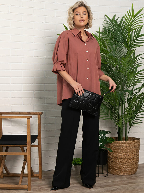 LT Collection Блуза 594052 Б15686-5М Терракот