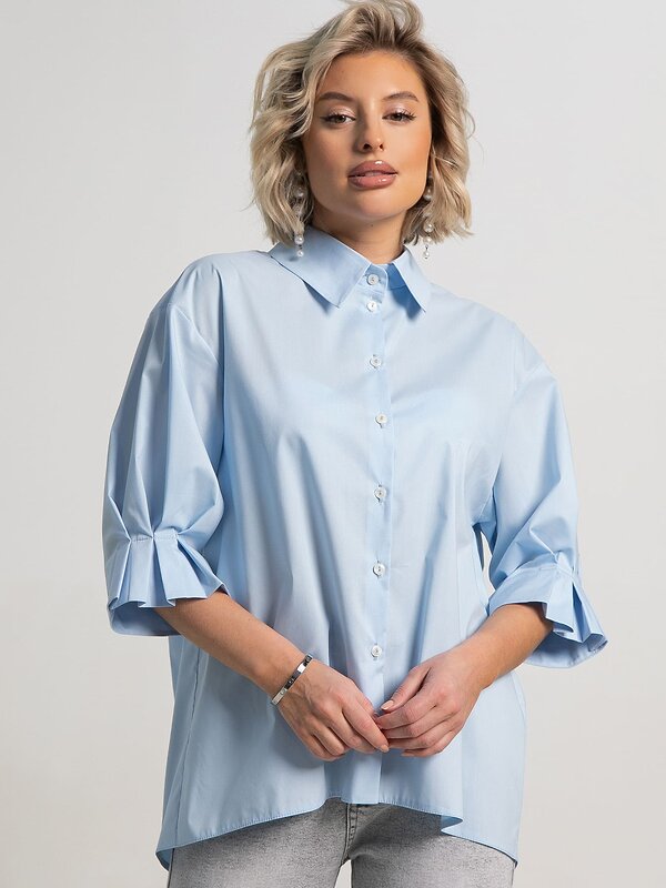 LT Collection Блуза 594060 Б15688-5М Голубой