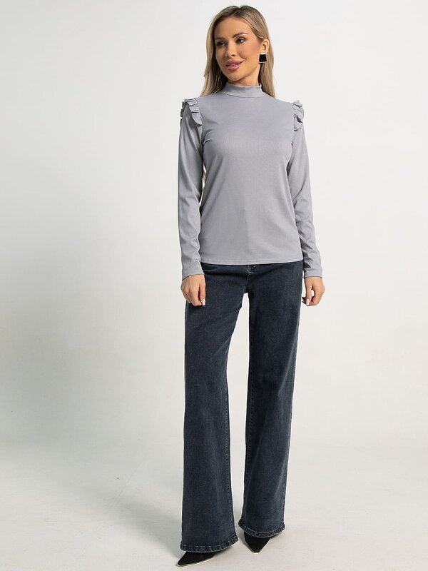 LT Collection Блуза 594069 Б15266-50М Серый