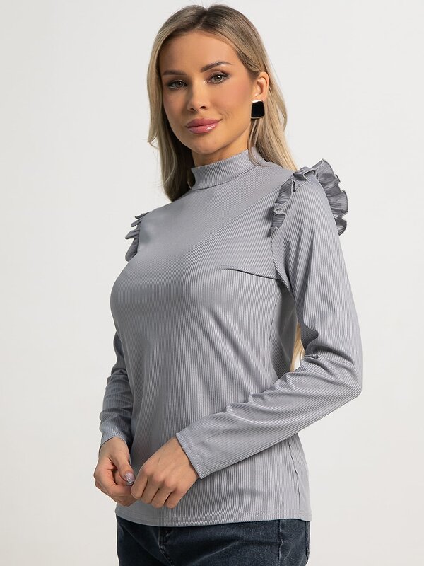 LT Collection Блуза 594069 Б15266-50М Серый