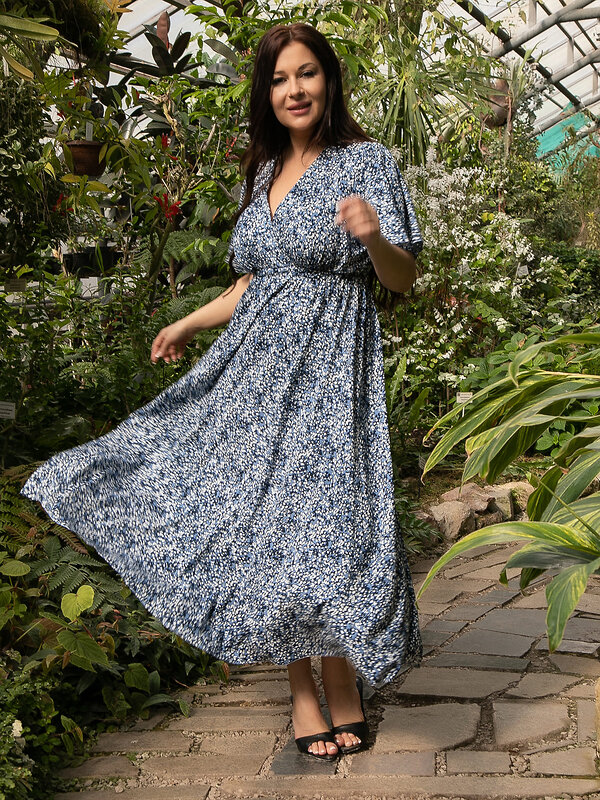 LT Collection Платье 594079 П15606-1М Синий