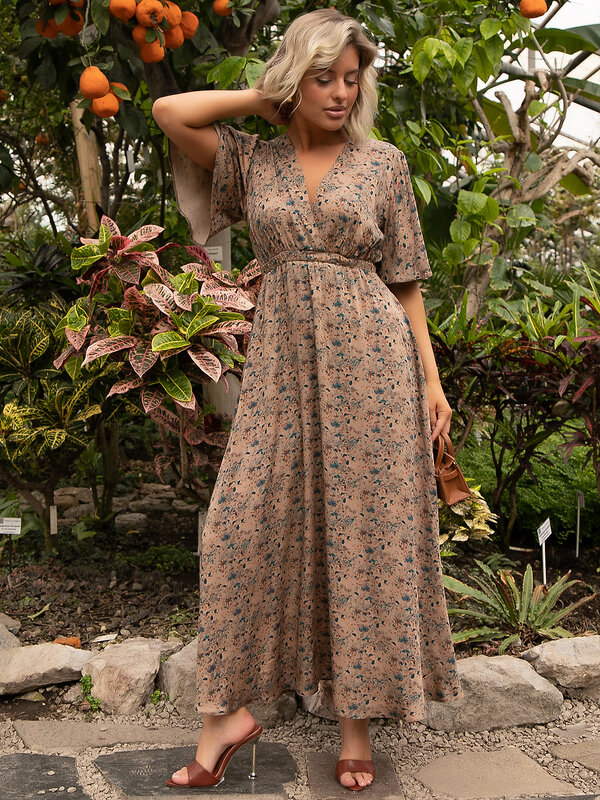 LT Collection Платье 594081 П15607-1М Бежевый