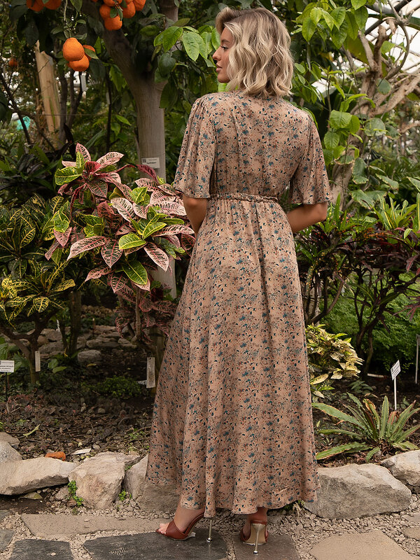 LT Collection Платье 594081 П15607-1М Бежевый