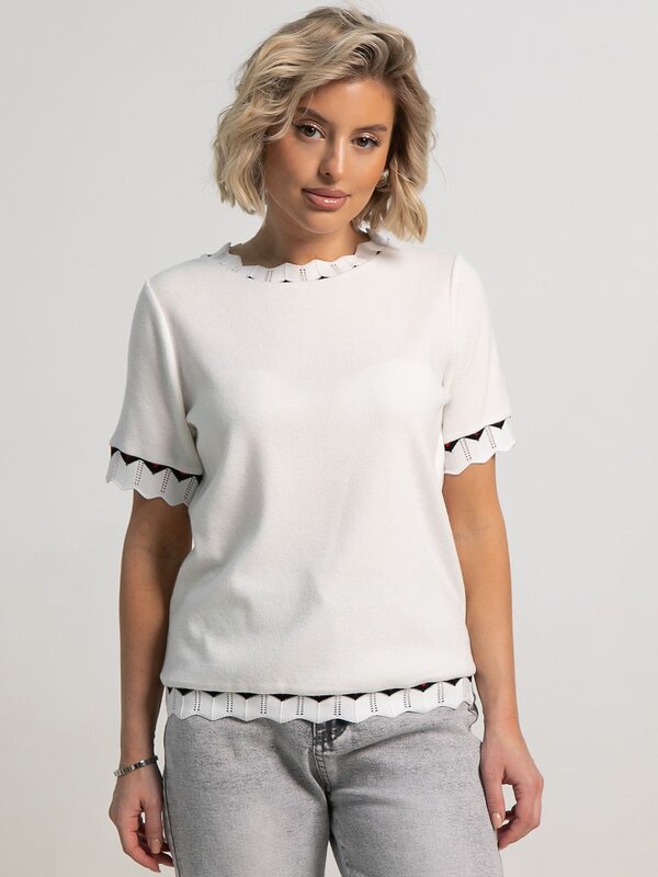 LT Collection Блуза 594102 Б15651-1М Белый
