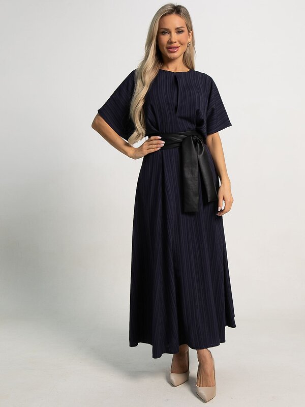 LT Collection Платье 594105 П15611-18М Темно-синий