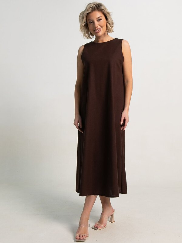 LT Collection Платье 594107 П15613-25М Коричневый