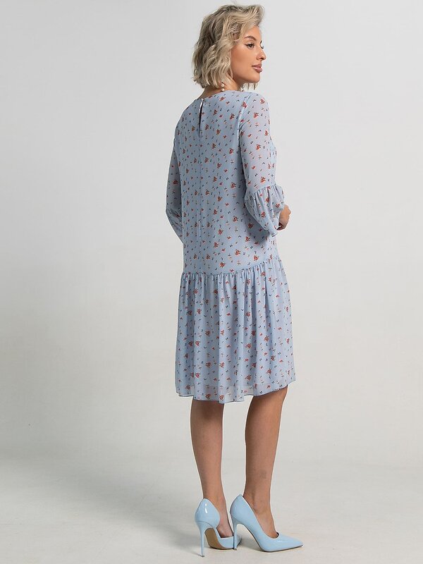 LT Collection Платье 594109 П15615-6М Голубой