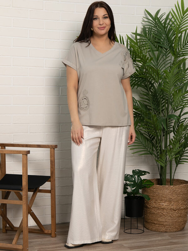 LT Collection Блуза 594119 Б15656-20М Бежевый