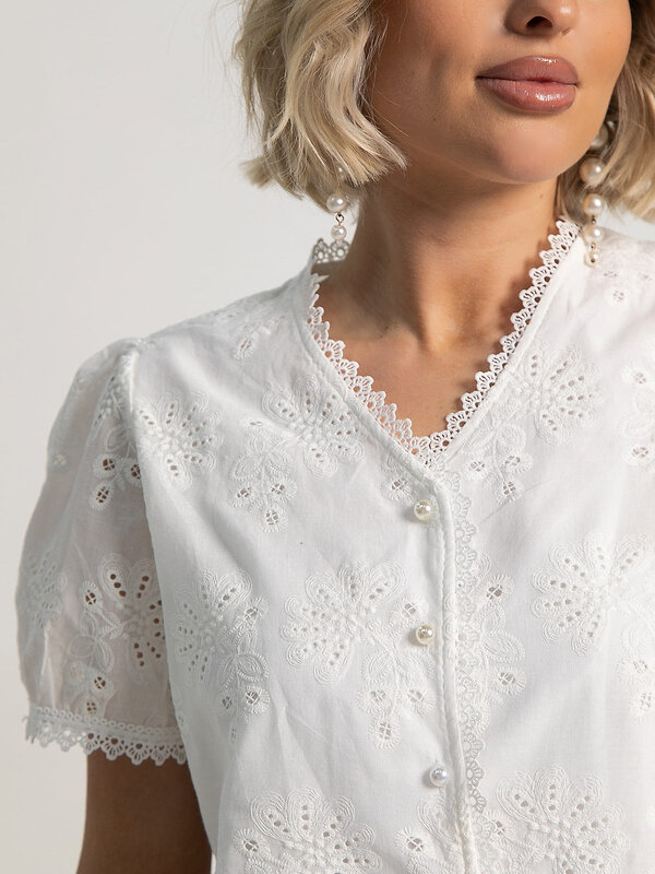LT Collection Блуза 594122 Б15747-7М Белый