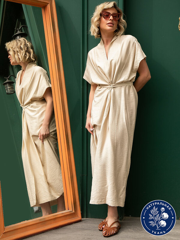 LT Collection Платье 594129 П15789-30М Молочный