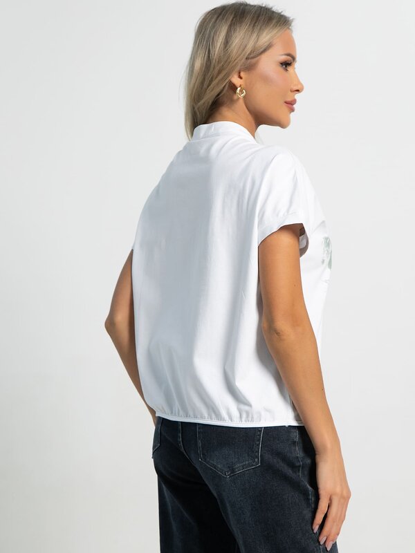 LT Collection Блуза 594385 Б15728-4М Белый