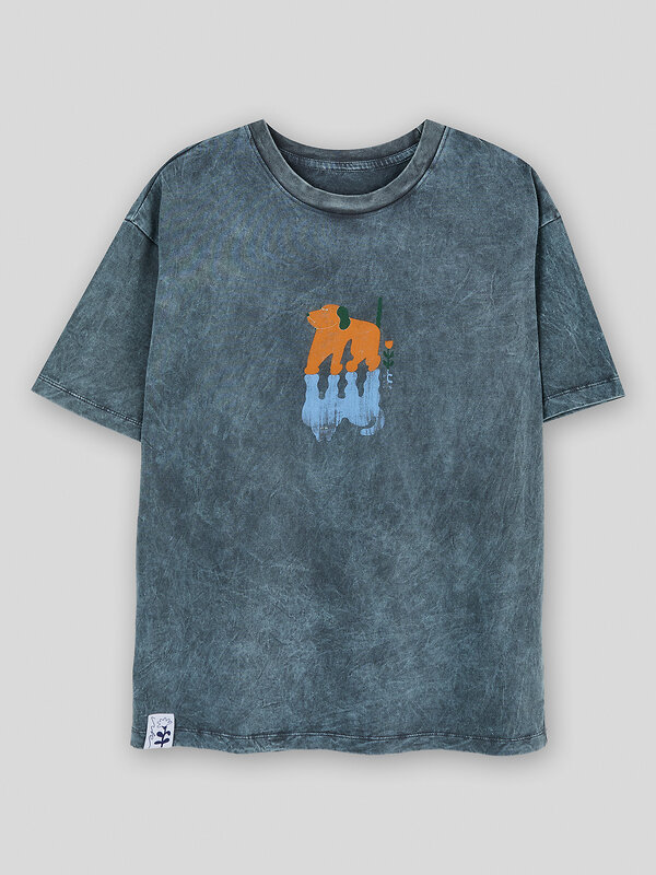 MARK FORMELLE Футболка 594901 112678 ACID WASH на железе +печать
