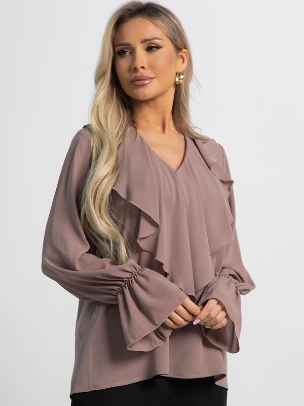 LT Collection Блуза 594950 Б15659-8М Коричневый