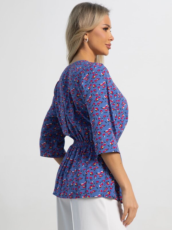LT Collection Блуза 594952 Б15662-47М Синий