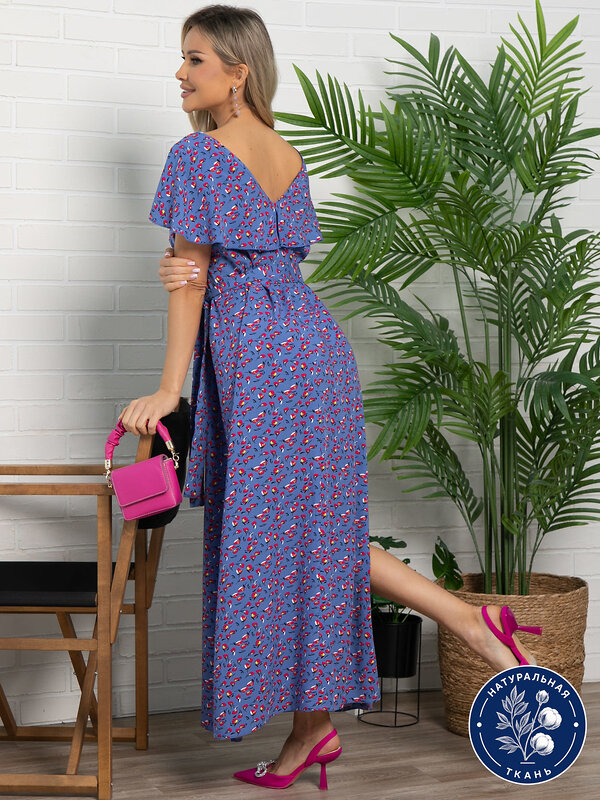 LT Collection Платье 594986 П15898-16М Синий