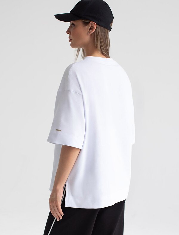 VILATTE Футболка 595023 D49.094 белый_fashion