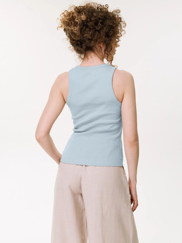 Conte elegant Майка 595165 BASIC COLLECTION LM 5022 (пакет) светло-синий