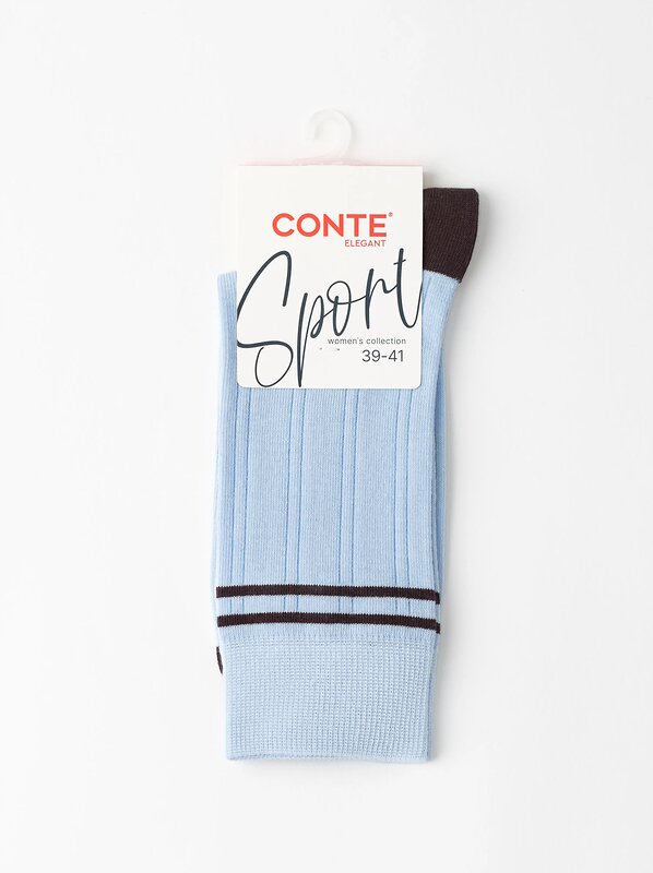 Conte elegant Носки 595184 SPORT 25С-191СП голубой