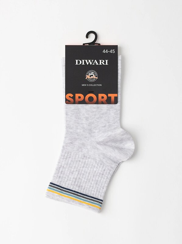 DiWaRi Носки 595199 SPORT 26С-1СП светло-серый