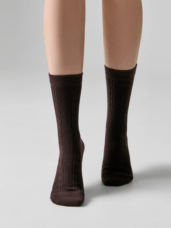Conte elegant Носки 595221 CLASSIC 26С-3СП шоколадный