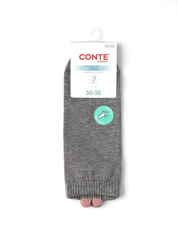 Conte elegant Носки 595232 ACTIVE 20С-18СП серый