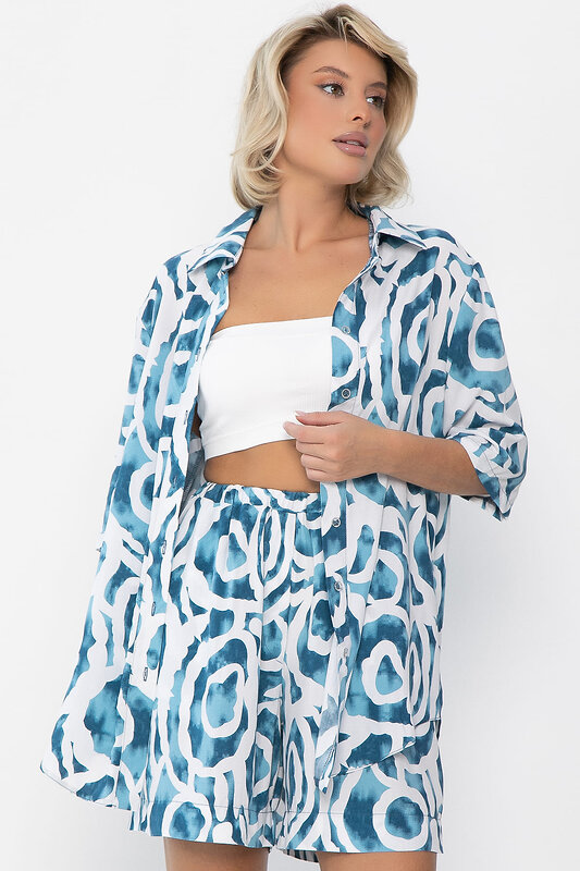 LT Collection Костюм 595280 К15412-7М Бирюза