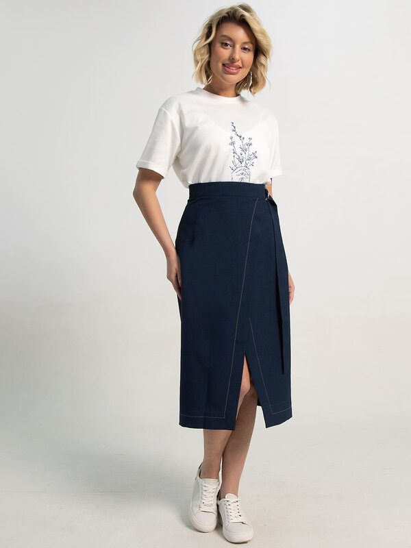 LT Collection Юбка 595379 Ю14206-19М Синий