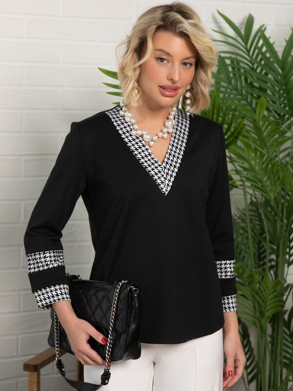 LT Collection Блуза 595382 Б15082-3М Черный