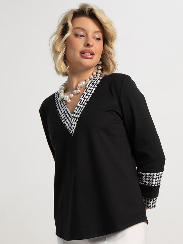LT Collection Блуза 595382 Б15082-3М Черный