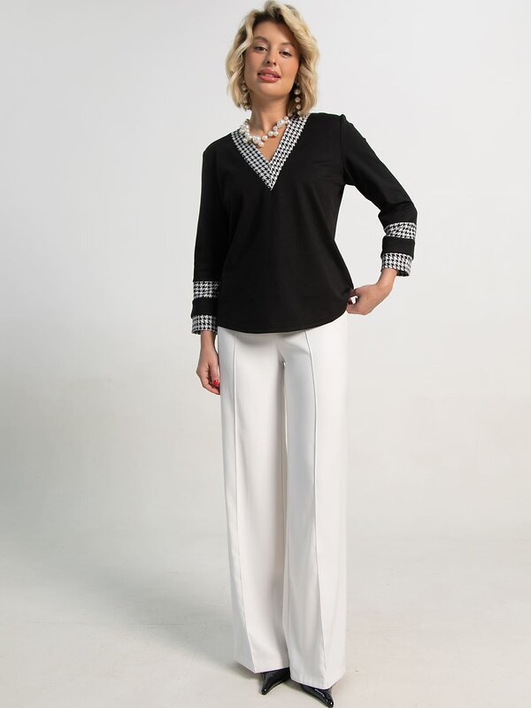 LT Collection Блуза 595382 Б15082-3М Черный
