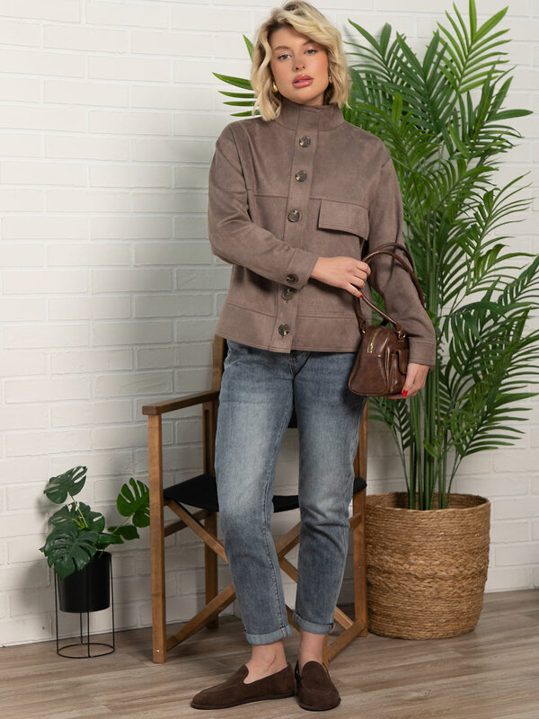 LT Collection Бомбер 595385 Б15521-2М Коричневый