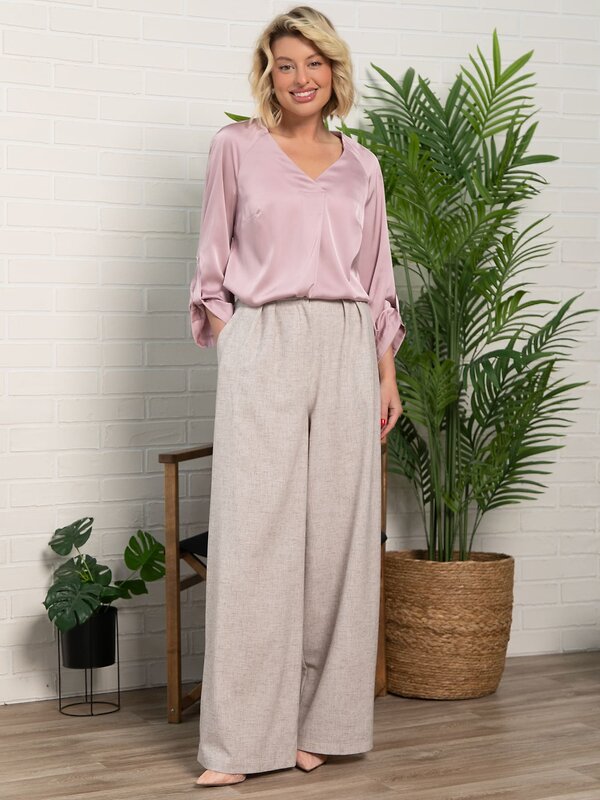 LT Collection Блуза 595389 Б15643-30М Розовый