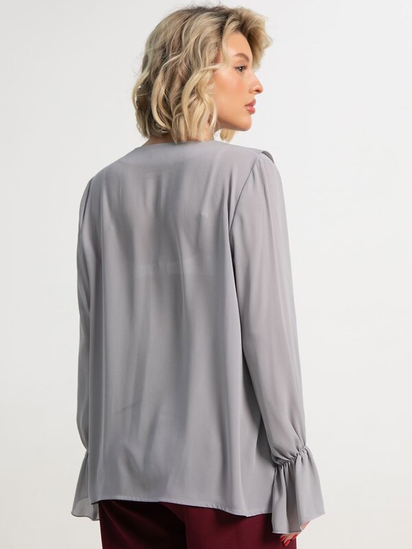 LT Collection Блуза 595393 Б15658-8М Серый
