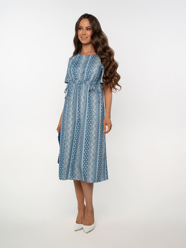 LT Collection Платье 595417 П15802-18М Голубой