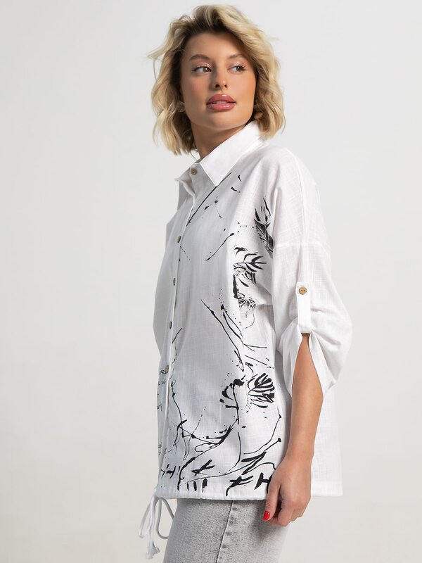 LT Collection Блуза 595418 Б15835-12М Белый