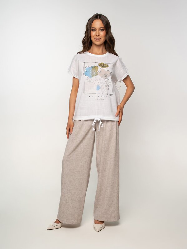 LT Collection Блуза 595420 Б15836-12М Белый