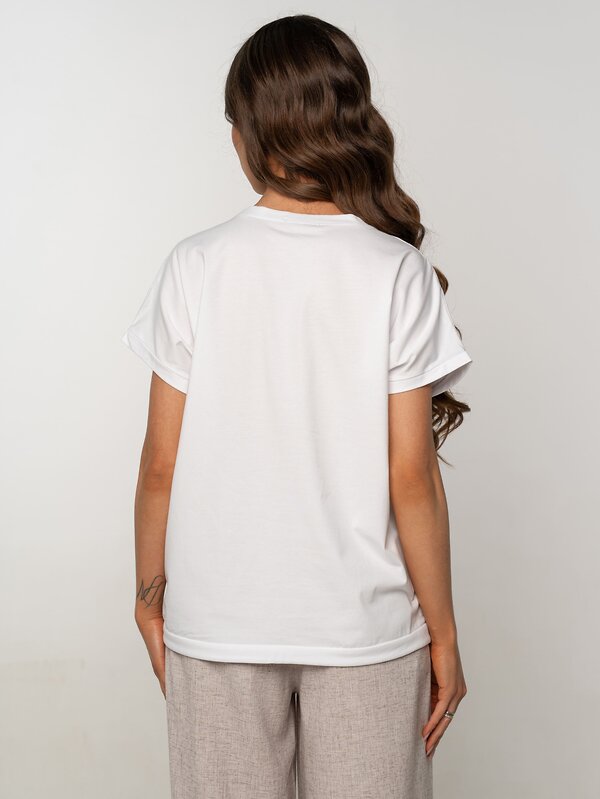 LT Collection Блуза 595420 Б15836-12М Белый