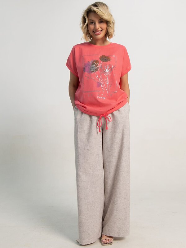 LT Collection Блуза 595421 Б15838-12М Розовый