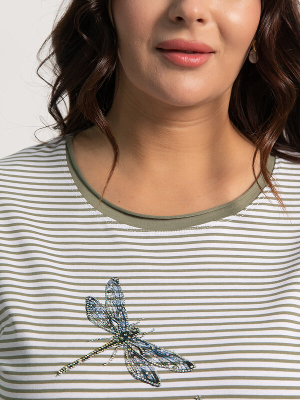 LT Collection Блуза 595425 Б15853-20М Оливковый