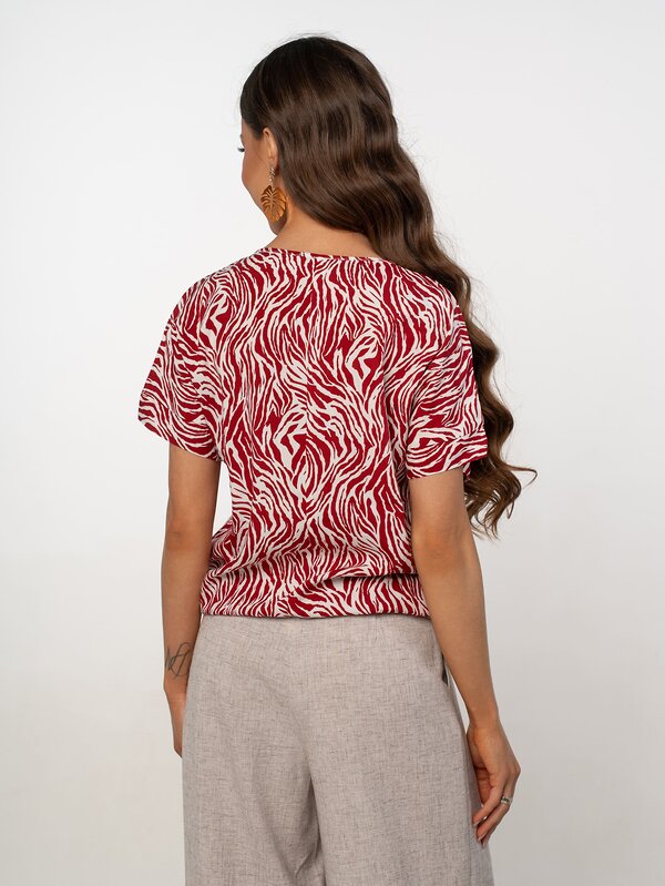 LT Collection Блуза 595452 Б15866-50М Красный