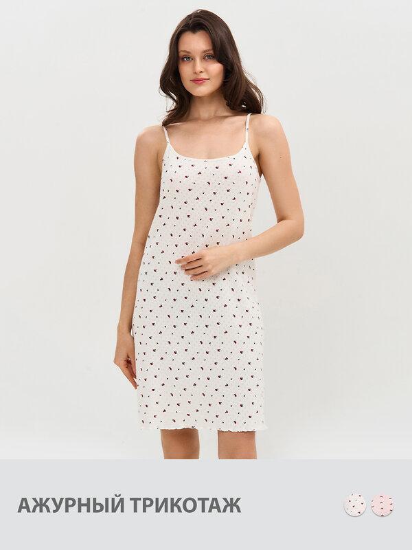 Omsa Сорочка 595481 OmD 0105D POINTELLE PRINT, СО Rosa (Розовый)