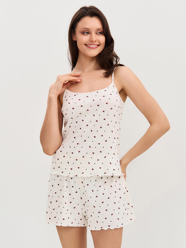 Omsa Пижама 595487 OmD 0207D POINTELLE PRINT, СО Rosa (Розовый)