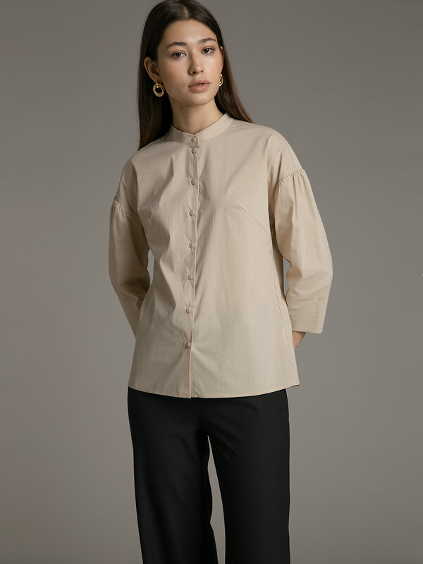 Emka Fashion Блузка 94596 B2504/mavli бежевый