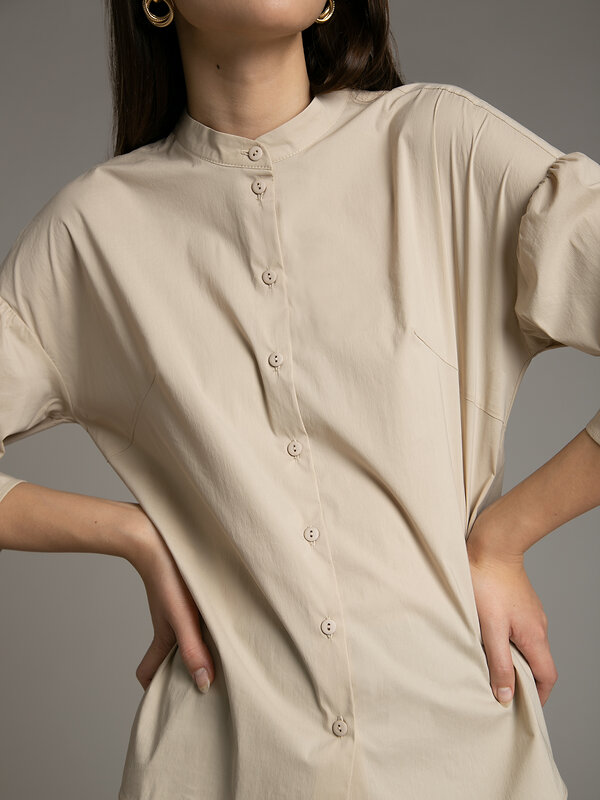 Emka Fashion Блузка 94596 B2504/mavli бежевый