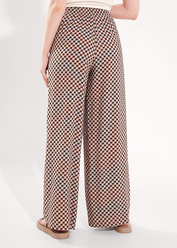 CLEVER Брюки 595896 263331/215штн бежевый/т.коричневый