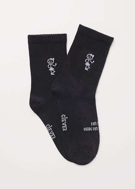 CLEVER Носки 595922 С1656 20-22,22 чёрный