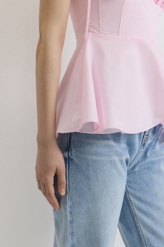 TOPTOP STUDIO Блуза 596050 TTS.024.17616.300.05201 Розовый